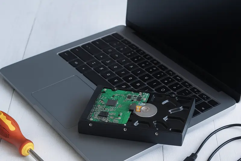 Wymiana dysku w laptopie przez serwis laptopów