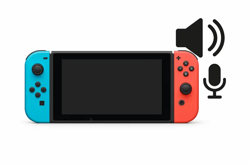 Nintendo Switch – problem z dźwiękiem lub niedziałający mikrofon