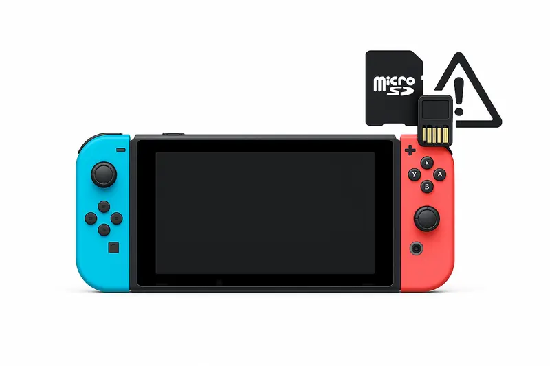Nintendo Switch – problem z wykrywaniem karty SD lub gry