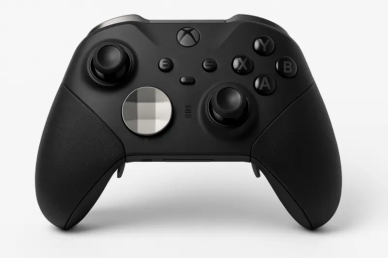 Pad Xbox Series Elite 2 na białym tle – widok kontrolera przygotowanego do naprawy